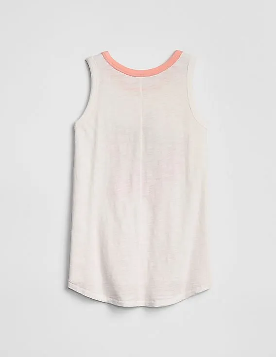 GAP Girls White Graphic Tunic