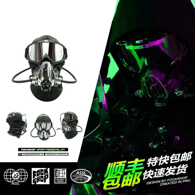 Gas Cyberpunk Helmet