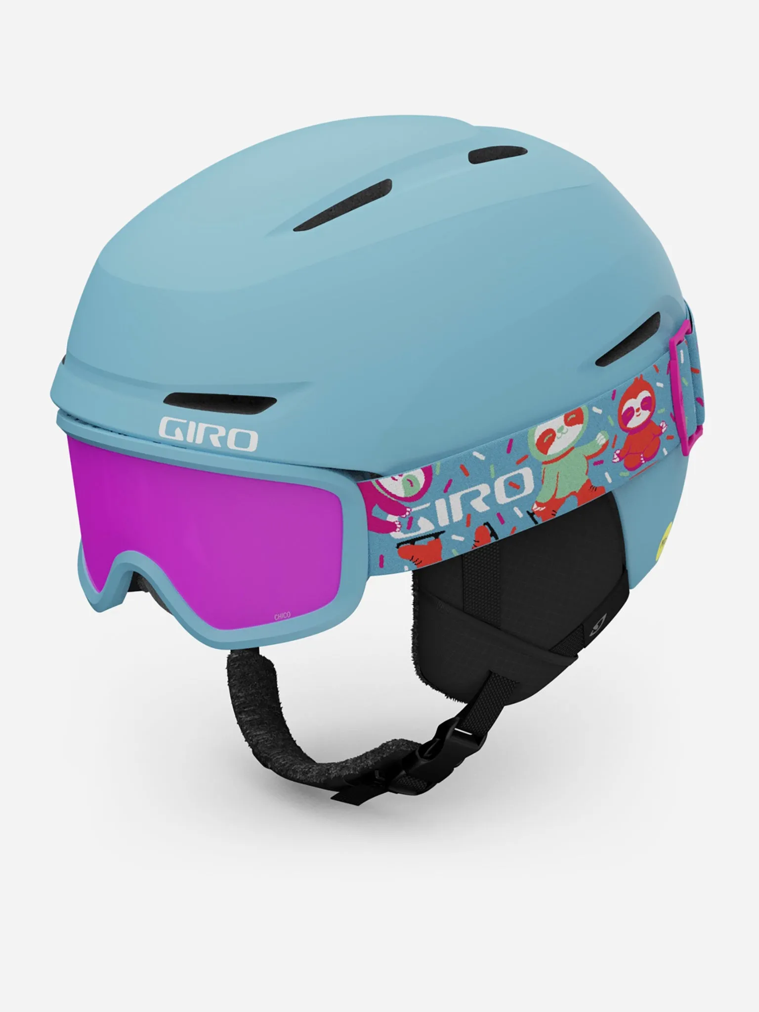     GIRO  Kids' Spur Helmet + Chico 2.0/Buster Goggle Combo    