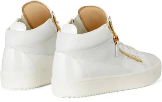 Giuseppe Zanotti Kriss leather high-top sneakers White