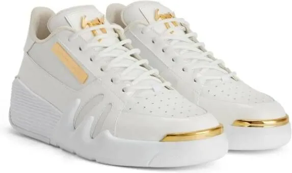 Giuseppe Zanotti Talon chunky leather sneakers White