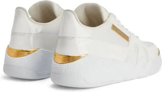 Giuseppe Zanotti Talon chunky leather sneakers White