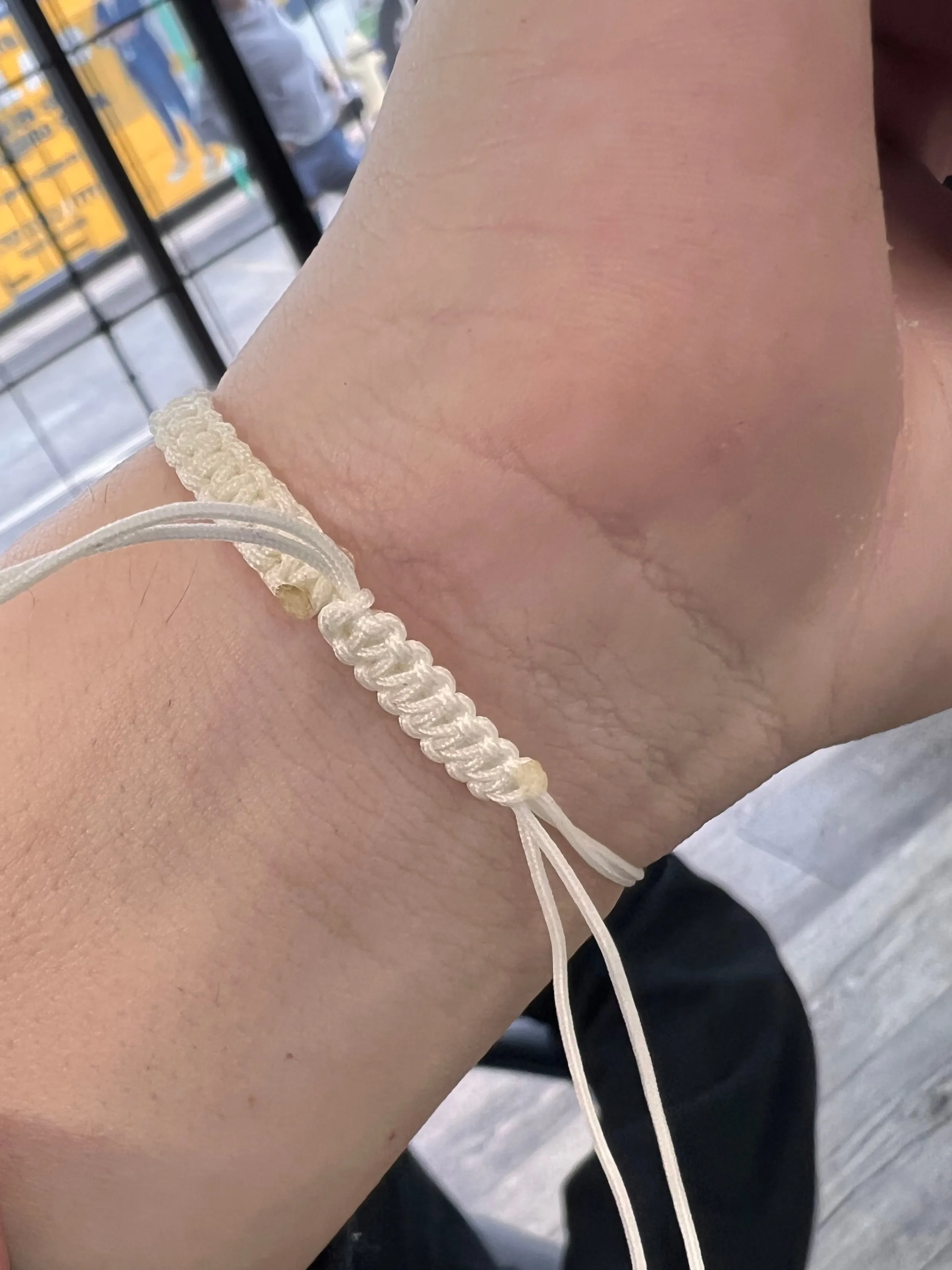 Gold 18k macrame bracelet