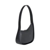 Half Moon Bag in Leather - Black