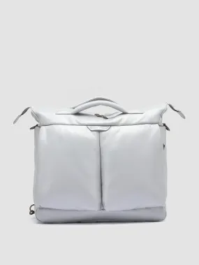 HELMET 037 - Grey Leather Weekend Bag