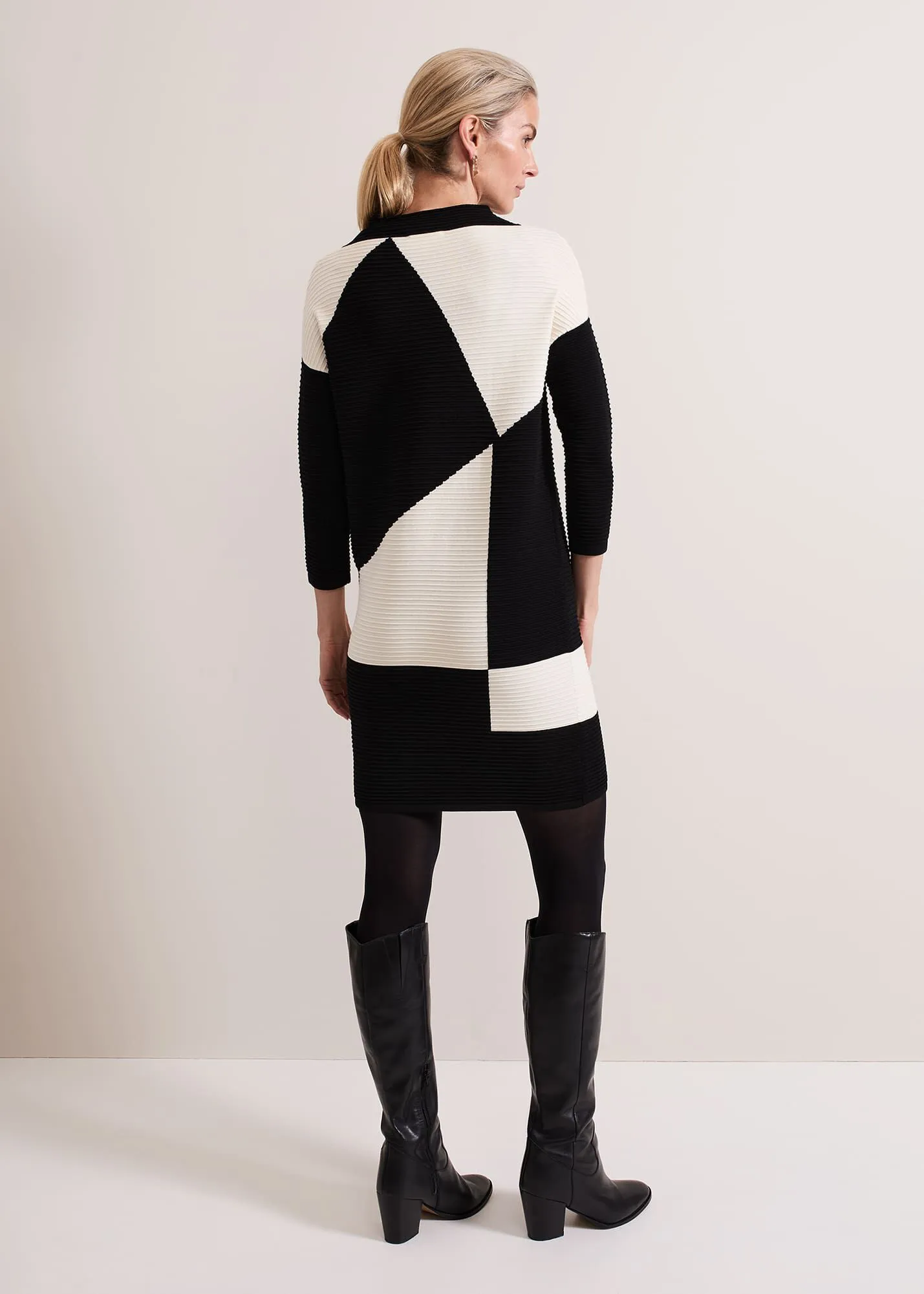 Hetty Ripple Colour Block Tunic