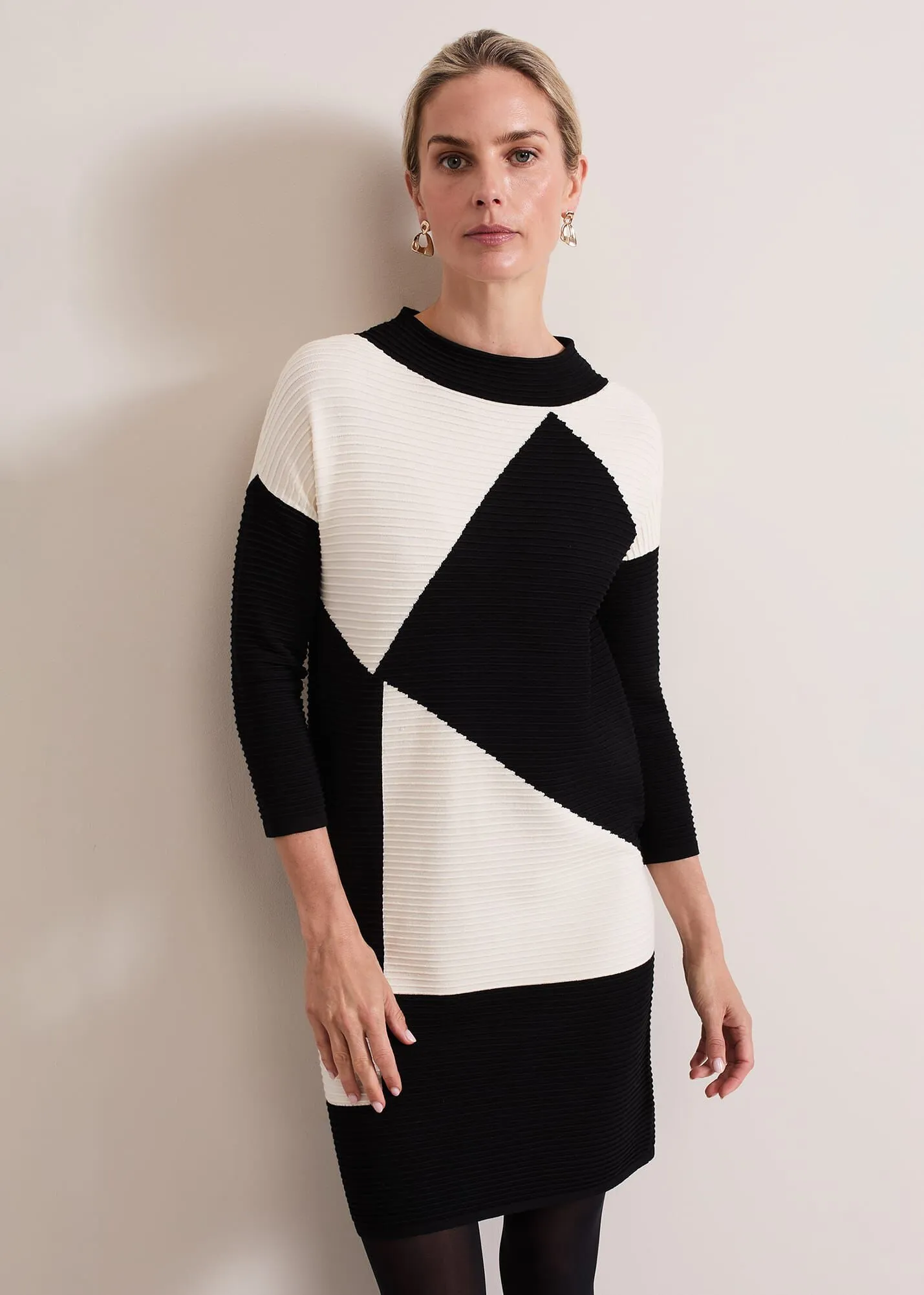 Hetty Ripple Colour Block Tunic