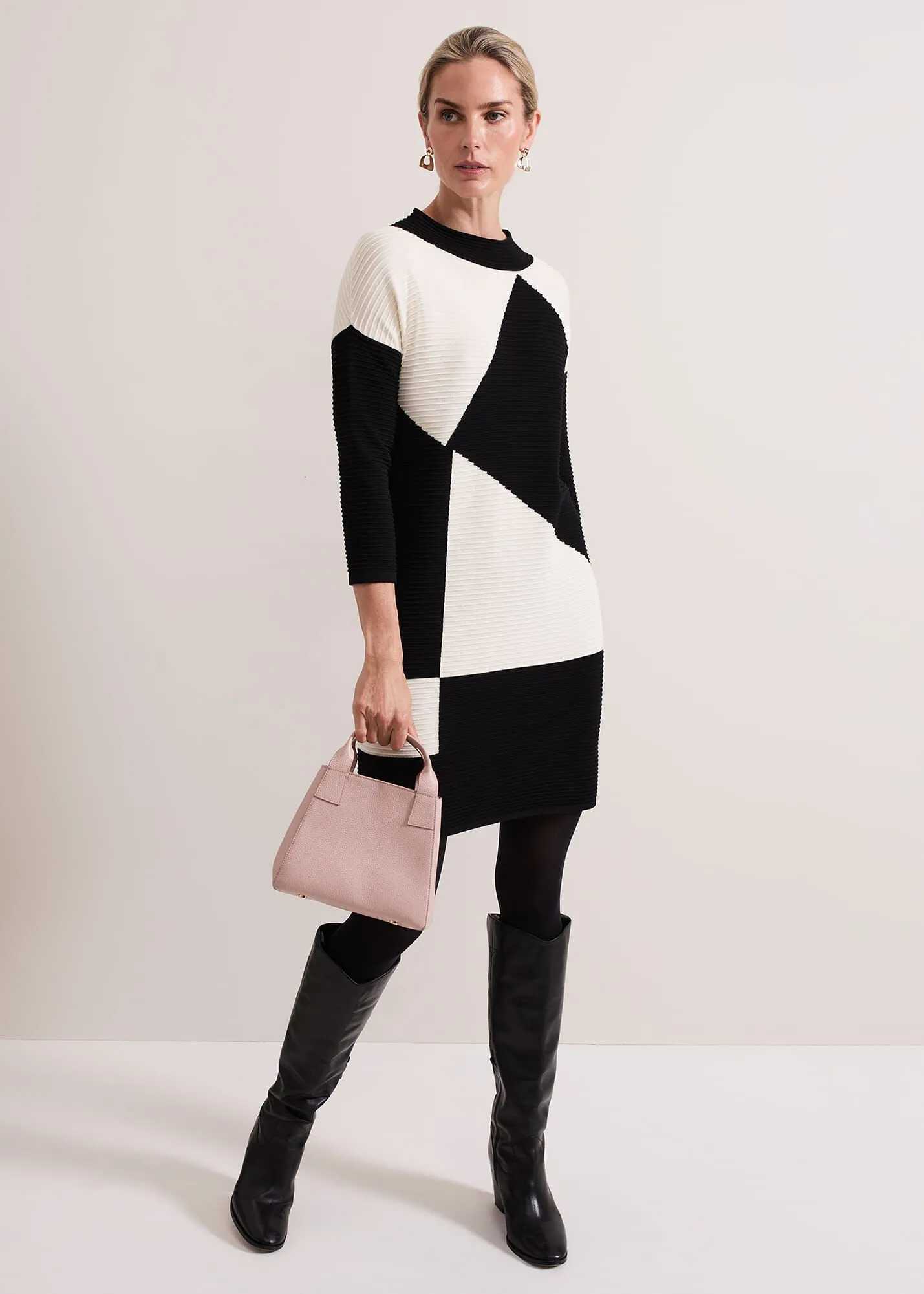 Hetty Ripple Colour Block Tunic