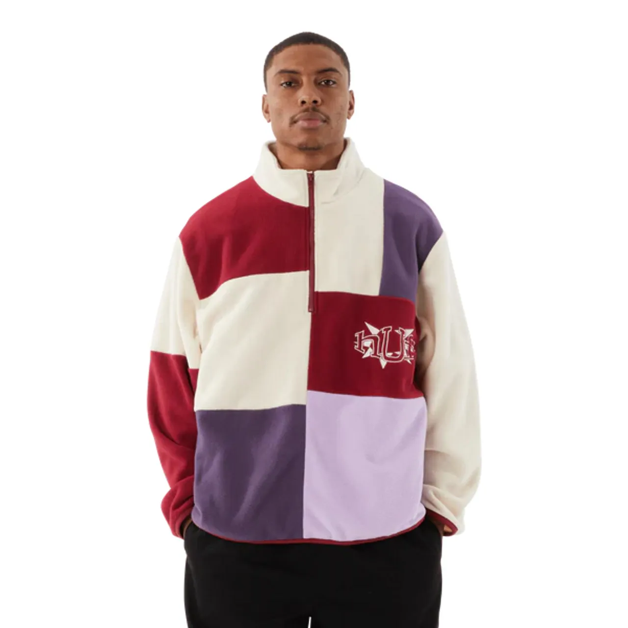 Huf Remix Quarter Zip Fleece - Lavender