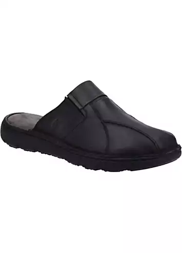 Hush Puppies Black Carson Mule Sandals | Grattan