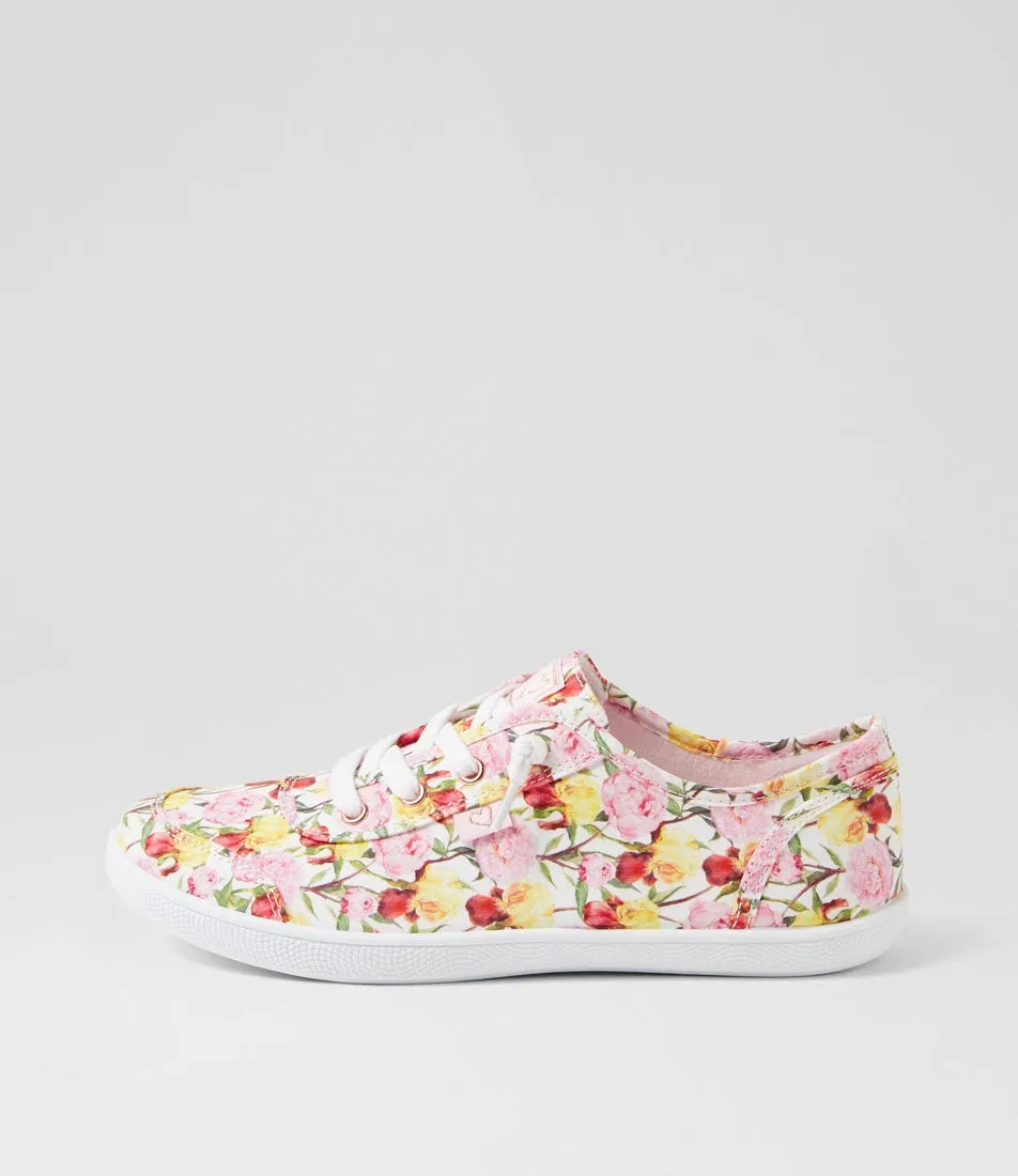 I LOVE BILLY Mynka Peony Spring Canvas Sneakers