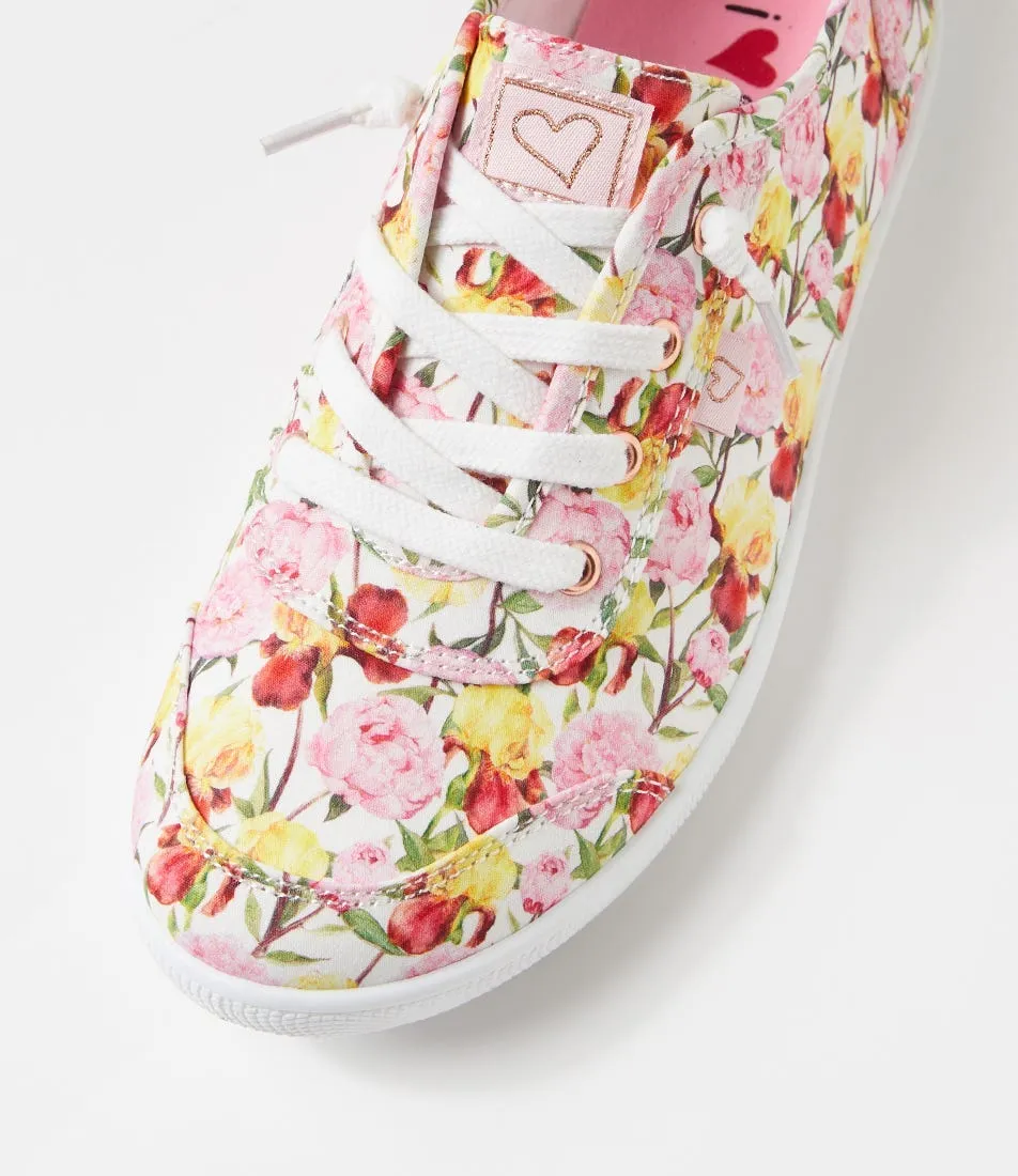 I LOVE BILLY Mynka Peony Spring Canvas Sneakers