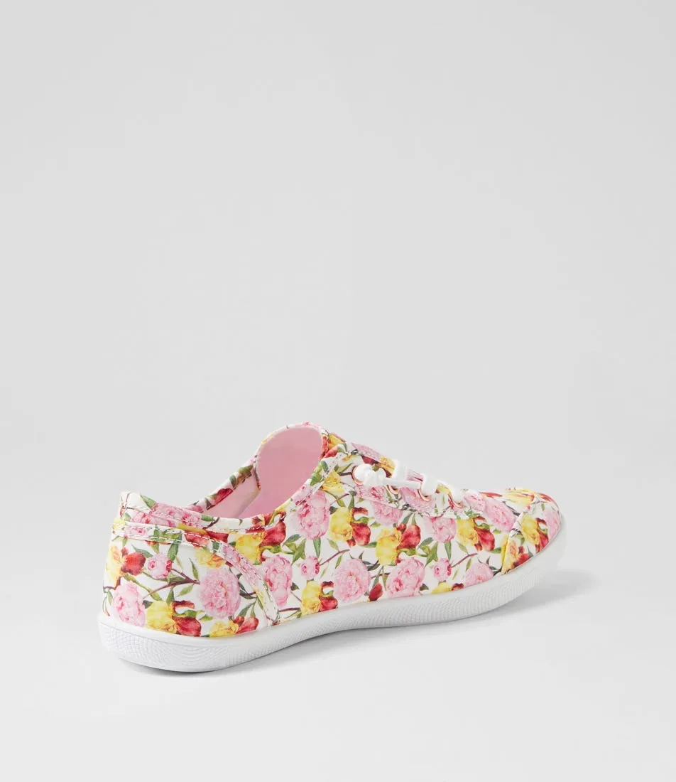 I LOVE BILLY Mynka Peony Spring Canvas Sneakers