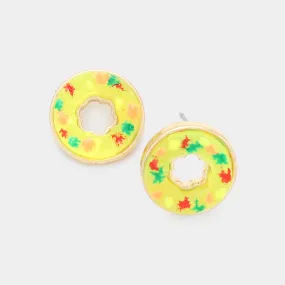 iLLASPARKZ Druzy Donut Stud Earrings