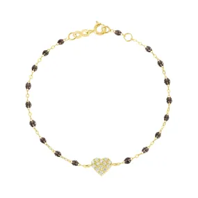 In Love Diamond Bracelet, Quartz, Yellow Gold, 6.7