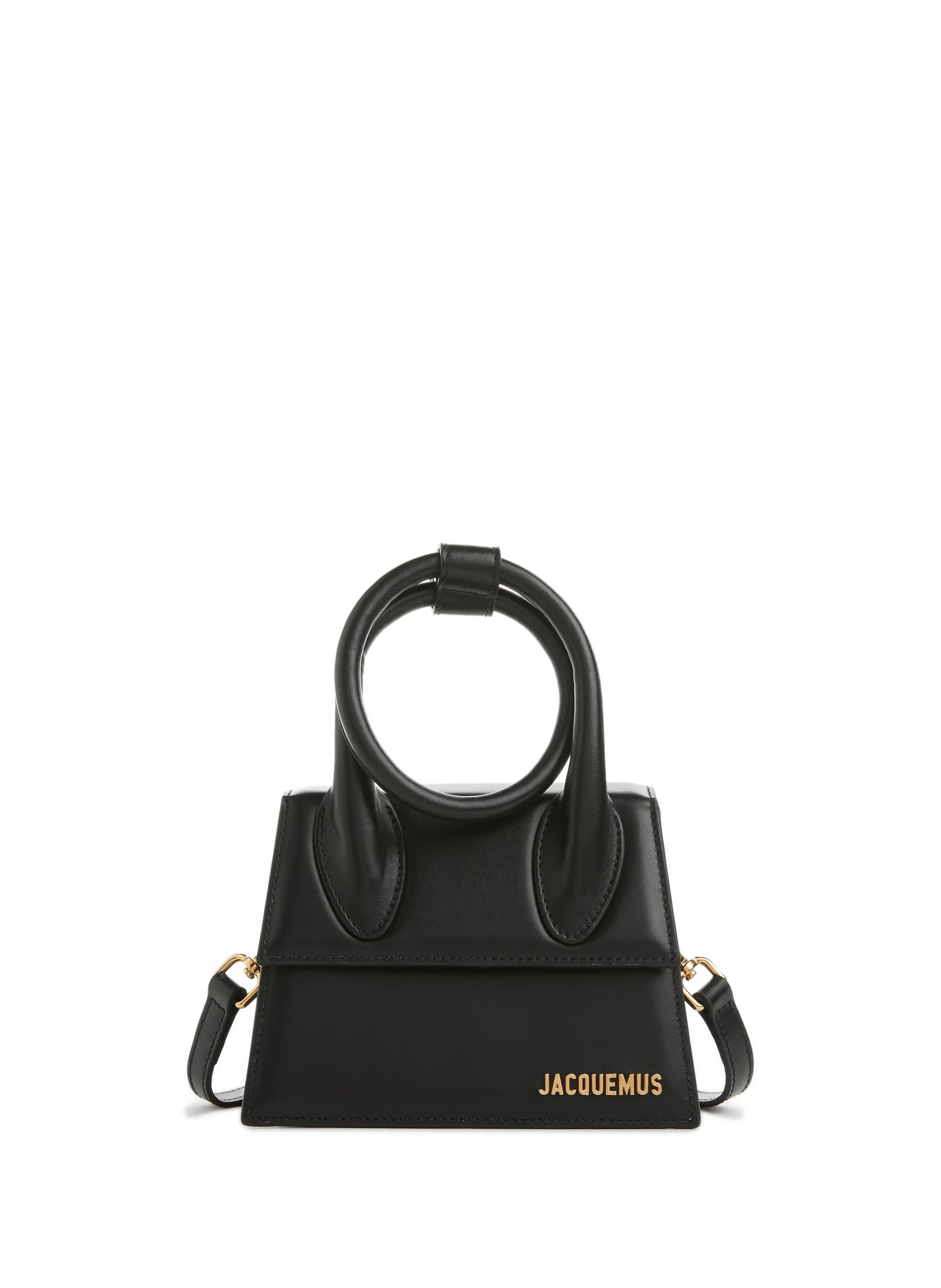 JACQUEMUS  Le Chiquito Noeud leather bag - Black