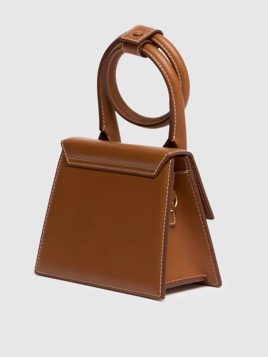 Jacquemus   Le Chiquito Noeud smooth leather bag 