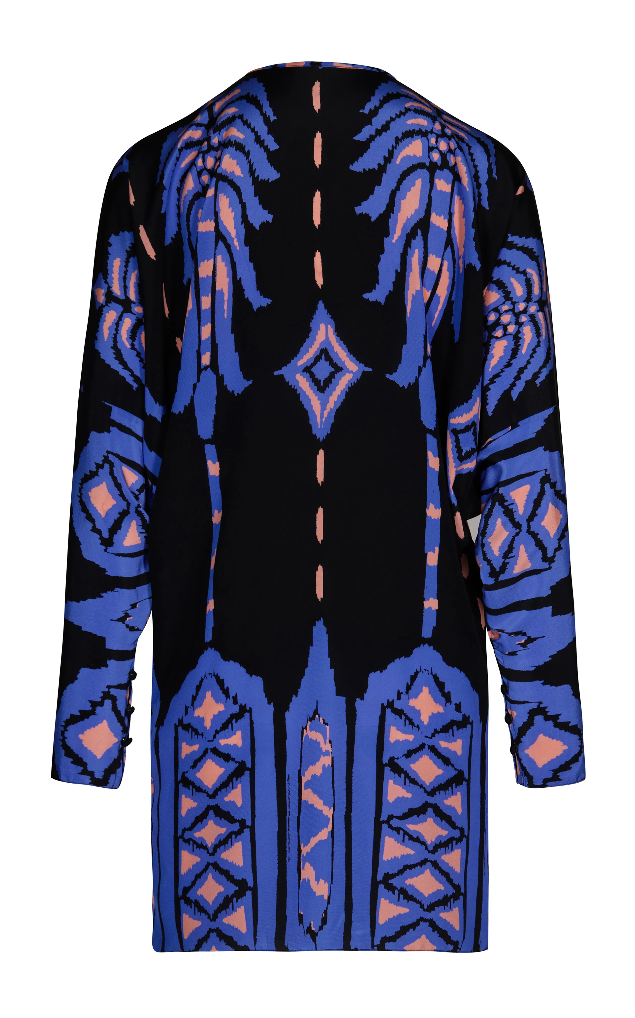 Johanna Ortiz Shenandoah Printed Silk Tunic Top