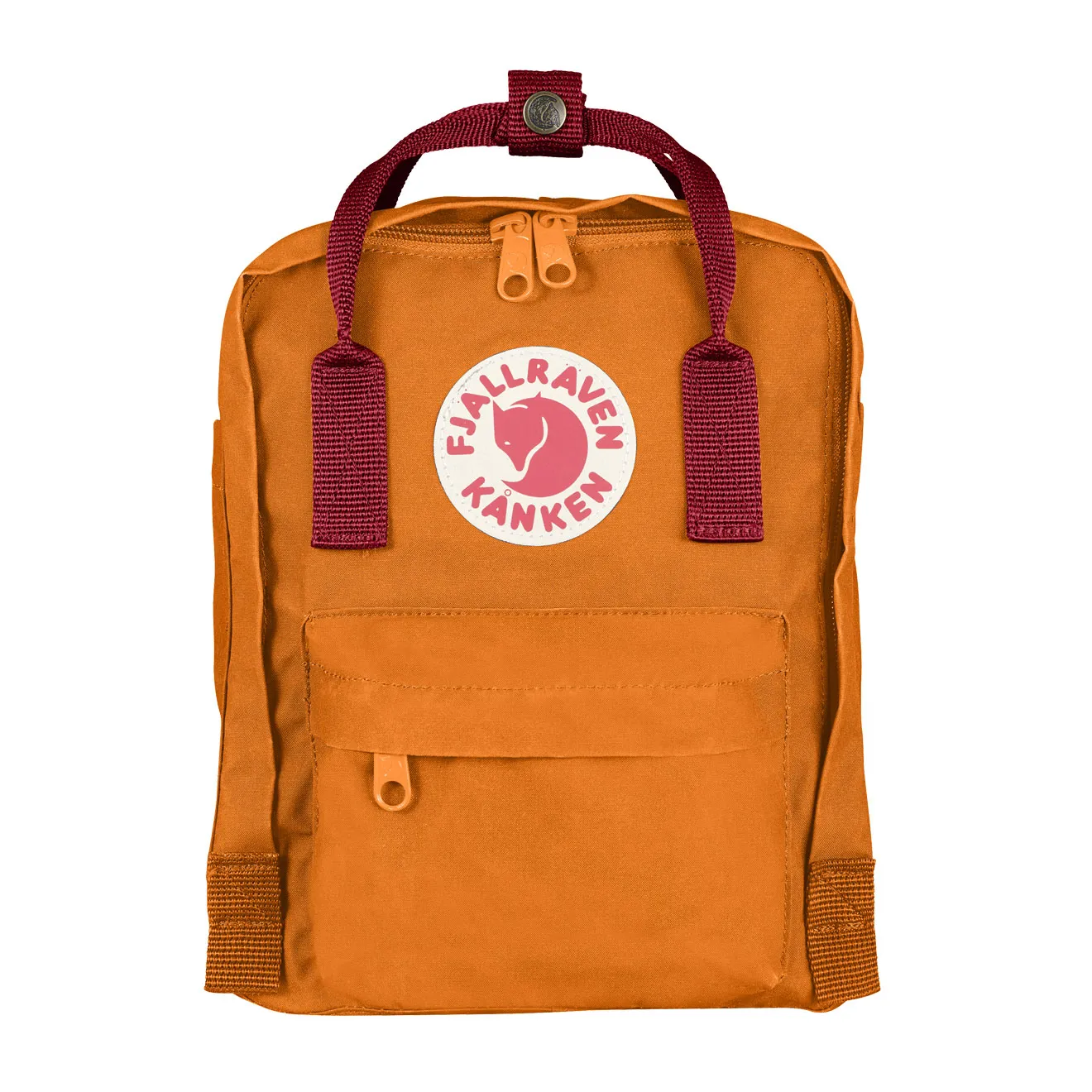 Kanken Mini Backpack Burnt Orange/Deep Red