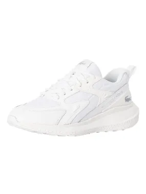 Lacoste L003 Evo 224 2 SMA Textile Trainers - White/White