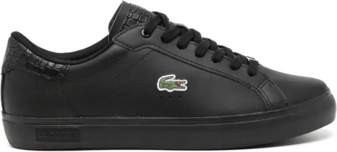 Lacoste Powercourt leather sneakers Black