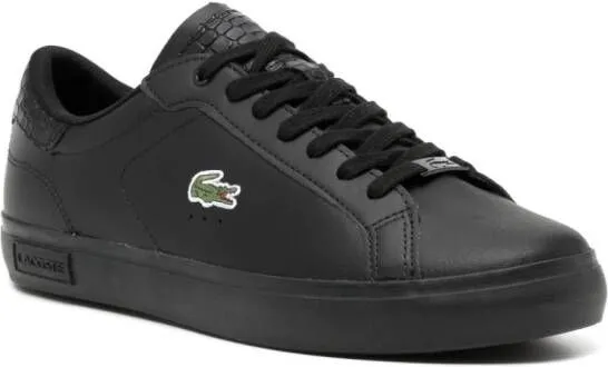 Lacoste Powercourt leather sneakers Black