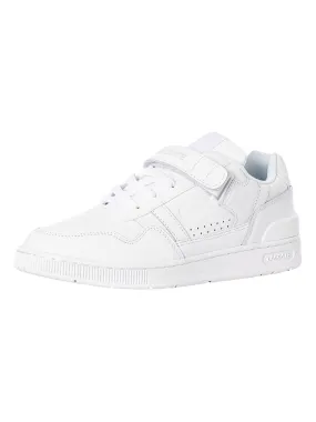 Lacoste T-Clip VLC 223 1 SMA Leather Trainers - White/White