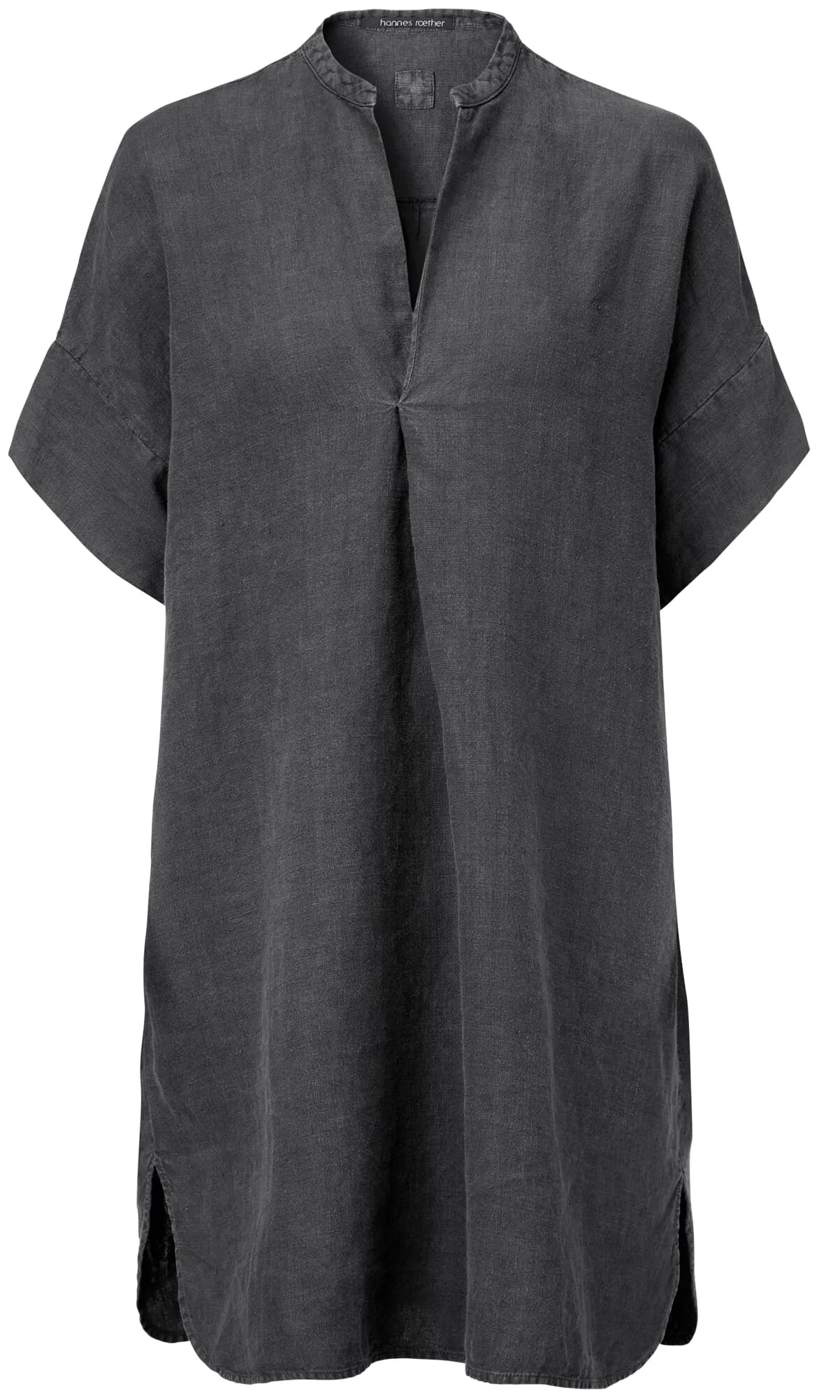 Ladies linen tunic, Anthracite | Manufactum