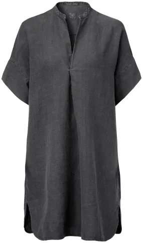 Ladies linen tunic, Anthracite | Manufactum