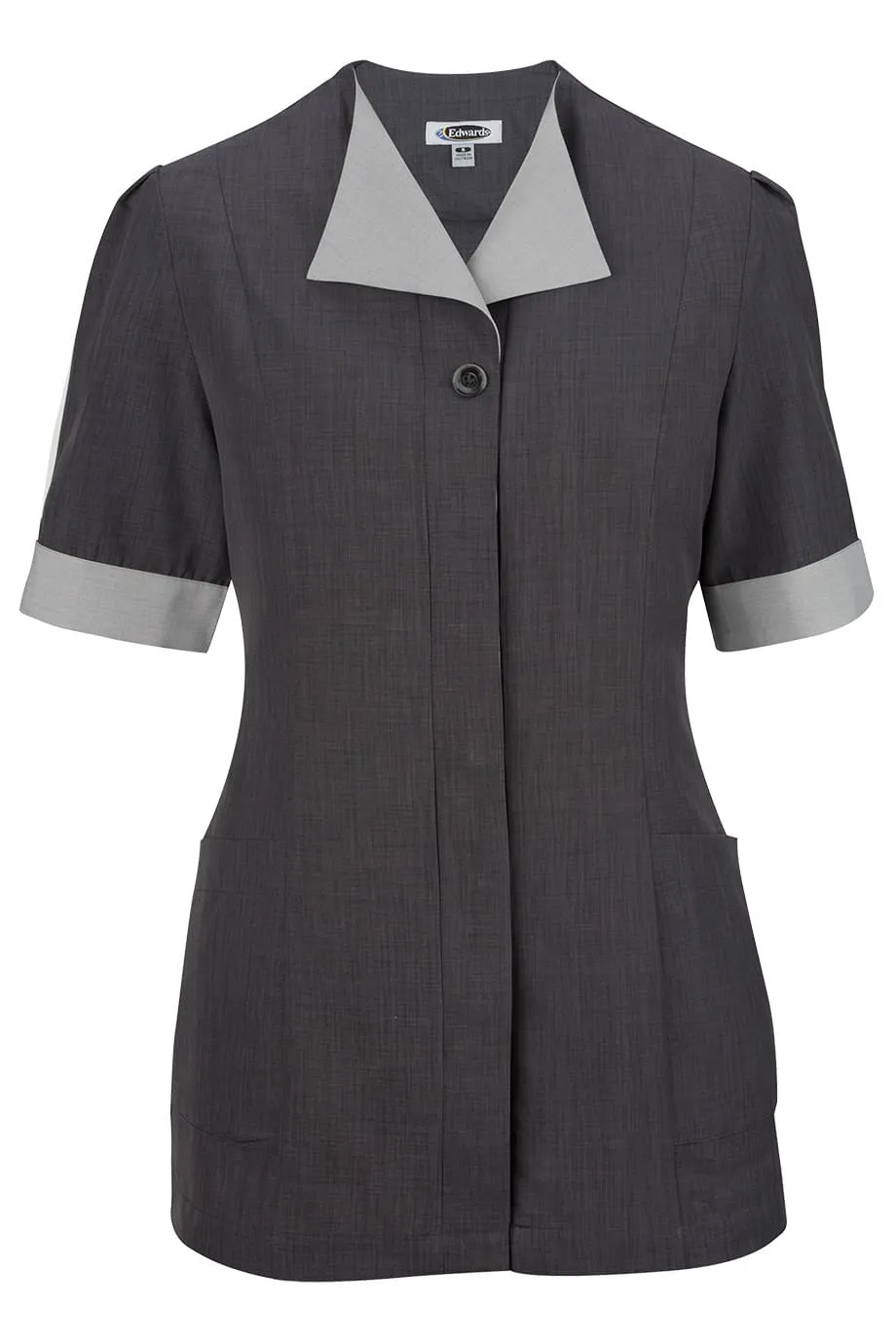 Ladies' Pinnacle Housekeeping Tunic - Steel Grey