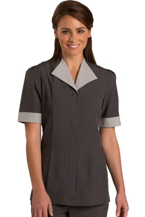 Ladies' Pinnacle Housekeeping Tunic - Steel Grey