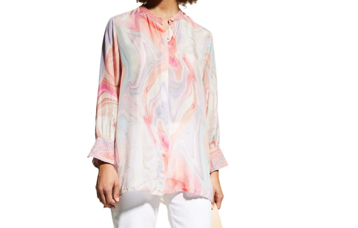 Laguna Vesper Voyager Tunic Blouse - Multicolor