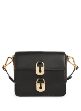 LANCEL  Idylle mini leather shoulder bag - Black