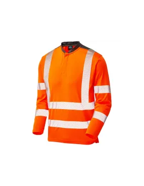 Leo Workwear - T13 Watermouth Class 3 Performance Sleeved T Shirt - Orange - 2020ppe Size S