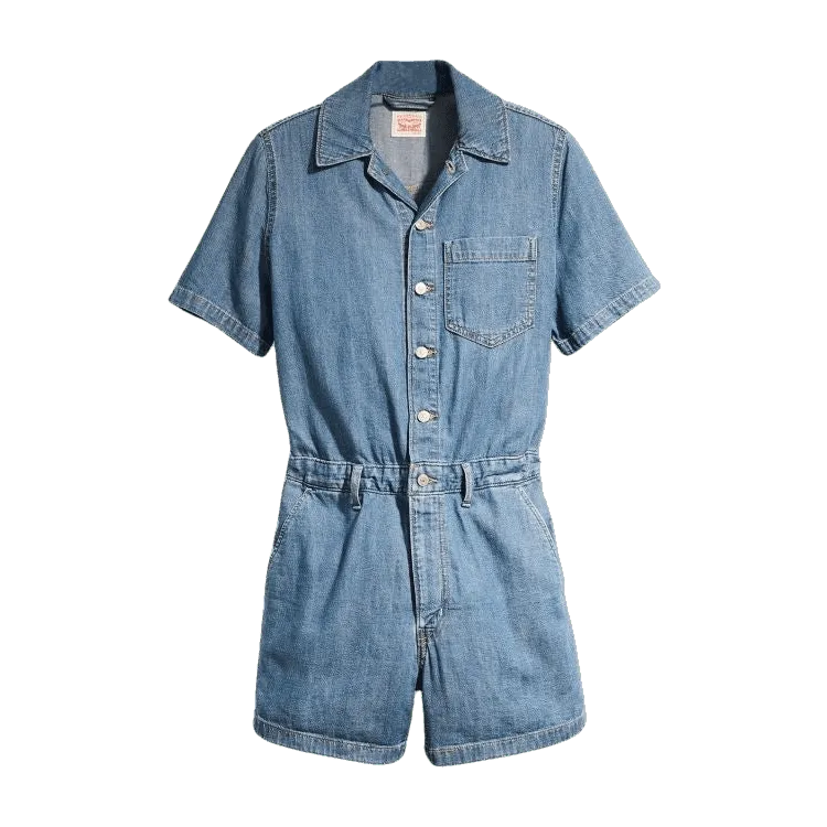 Levi's Short Sleeve Heritage Romper Jumpsuit