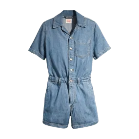 Levi's Short Sleeve Heritage Romper Jumpsuit