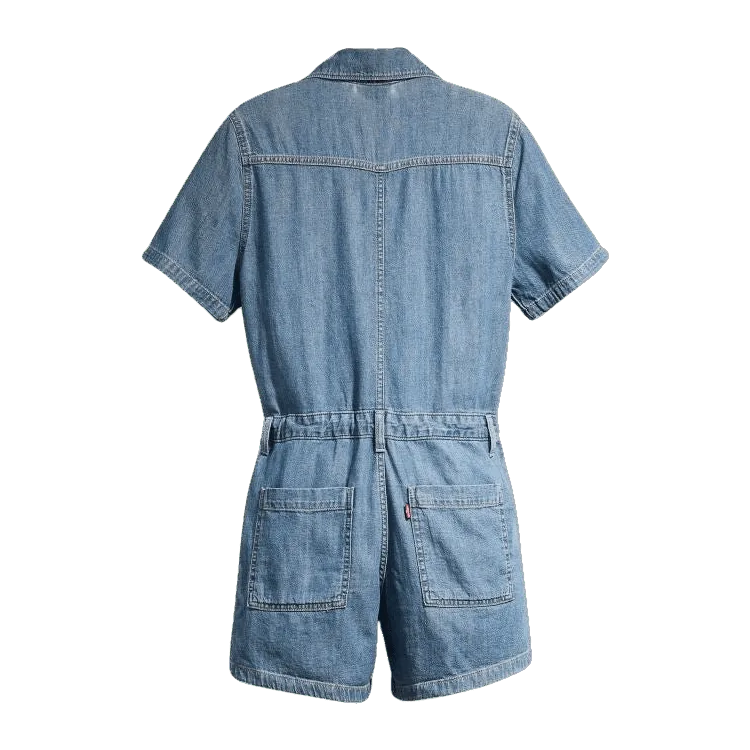 Levi's Short Sleeve Heritage Romper Jumpsuit