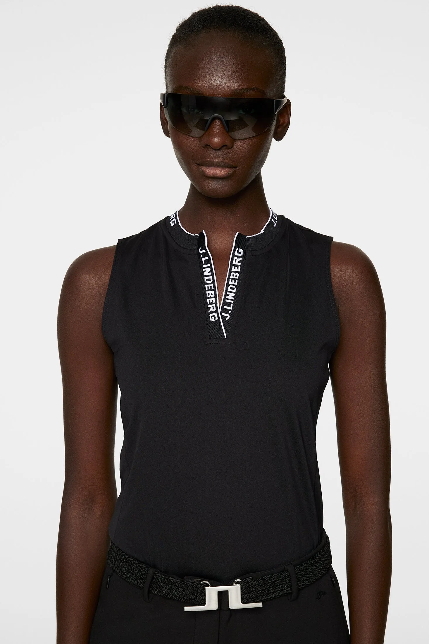 Leya Sleeveless Top / Black