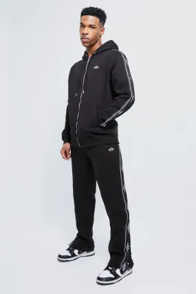 Lightweight Man Diamond Tape Hooded Tracksuit