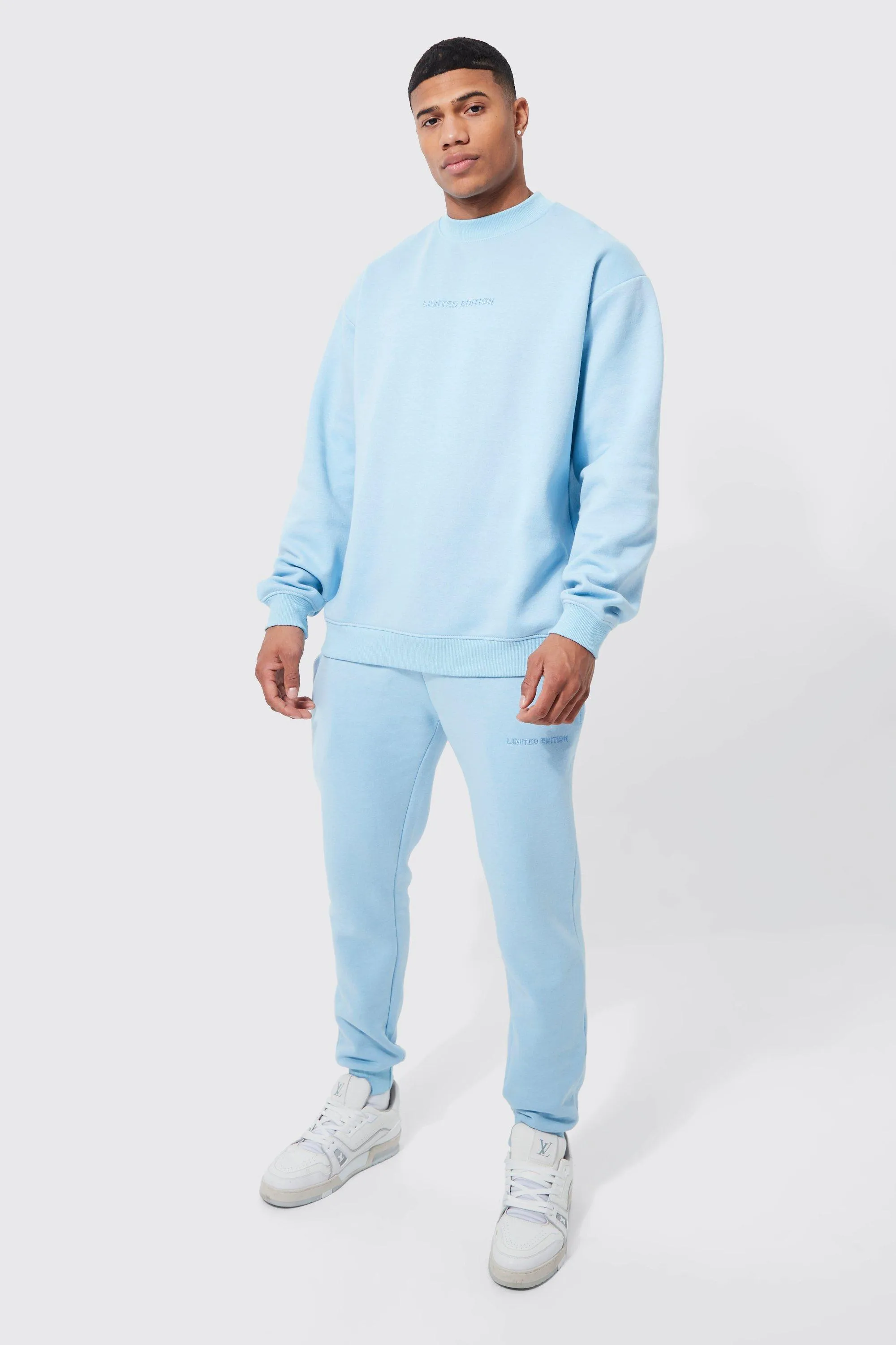 Lightweight Oversized Sweatshirt Tracksuit