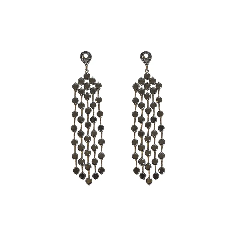 Lindi Kingi - Shine Bright Earrings Black