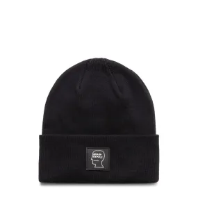 LOGO HEAD WOOL BEANIE BLACK | Bodega