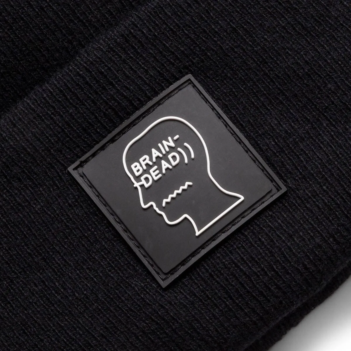 LOGO HEAD WOOL BEANIE BLACK | Bodega