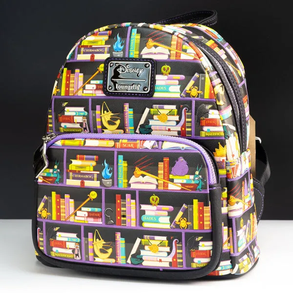 Loungefly x Disney Villains Books Mini Backpack