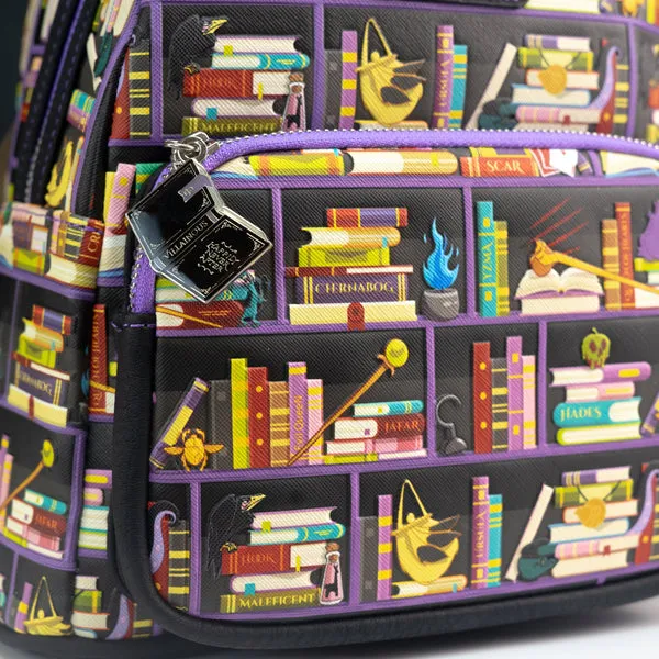 Loungefly x Disney Villains Books Mini Backpack