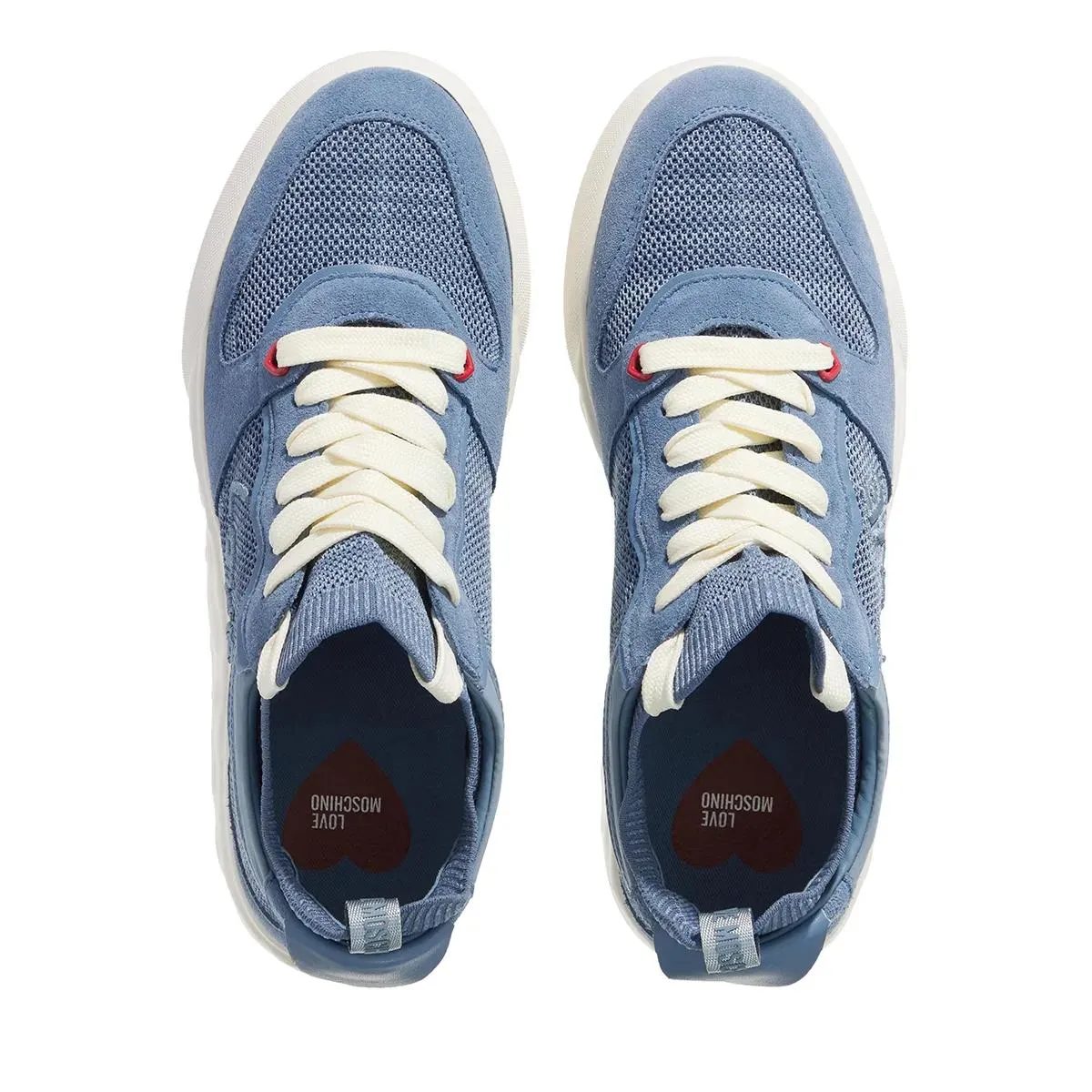 Love Moschino  Heart Love Sneakers Donna Azzurro