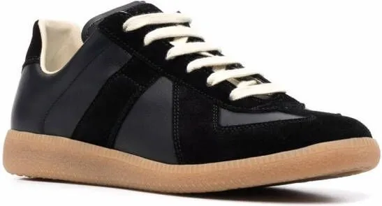 Maison Margiela Replica low-top leather sneakers Black