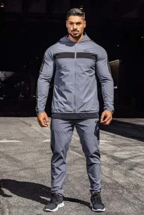 Man Active Gym Tech Zip Thru Hooded Tracksuit | boohooMAN UK