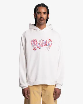 Marni Wild Loopback Jersey Hoodie in Stone White