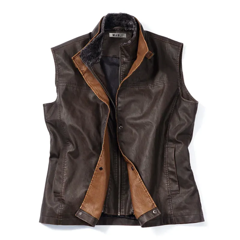 MEN'S 1972 OLD MAN CLUB VINTAGE DOUBLE COLLAR VEST